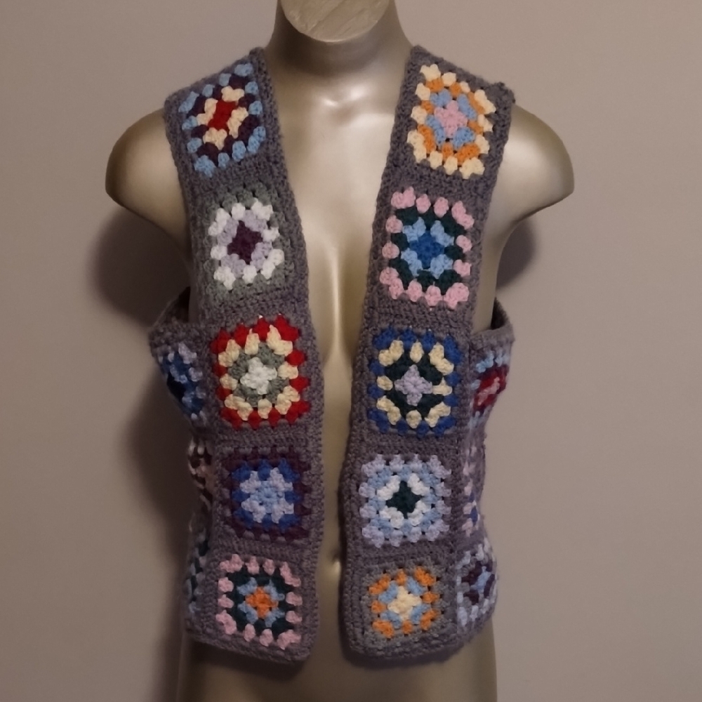Grandma Squares Vest